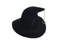 SYJYM - Cappello da strega per adulti e bambini, con motivo stella mon, mago, cosplay, costume per feste di Halloween