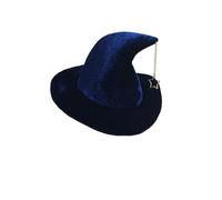 SYJYM - Cappello da strega per adulti e bambini, con motivo stella mon, mago, cosplay, costume per feste di Halloween