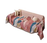 SYJYM - Copridivano natalizio a tema natalizio rosso e verde con fiocco di neve, renna, a forma di L, 2/3/4 posti, decorazione per la casa