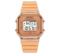 SYJYM Orologio elettronico trasparente per studenti di moda Candy multicolore LED da donna sportivo impermeabile orologio da polso regalo relógio, Og