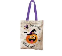 SYJYM - Sacchetto regalo in tela con elementi horror di Halloween, per asilo, feste, caramelle, idea regalo