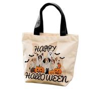 SYJYM - Sacchetto regalo in tela con elementi horror di Halloween, per asilo, feste, caramelle, idea regalo