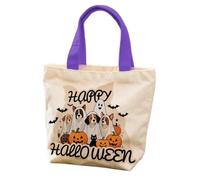 SYJYM - Sacchetto regalo in tela con elementi horror di Halloween, per asilo, feste, caramelle, idea regalo