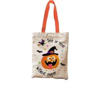 SYJYM - Sacchetto regalo in tela con elementi horror di Halloween, per asilo, feste, caramelle, idea regalo