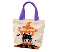 SYJYM - Sacchetto regalo in tela con elementi horror di Halloween, per asilo, feste, caramelle, idea regalo