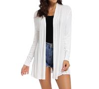 Sykooria Cardigan Donna Lungo Elegante Coprispalle con Manica Lunga Leggero e Traspirante Bolero Lavorato a Maglia per Primavera Estivo Autunno