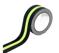 SYLALE Nastro antiscivolo fosforescente 5 cm x 5 m in PET resistente con impugnatura in ossido di alluminio for gradini esterni(1pc)