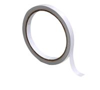 SYLALE Nastro biadesivo bianco ultra sottile da 10 m, adesivo forte da 8/10/12 mm, for lavori di carta, cancelleria for ufficio, telefoni cellulari(0.8cm)