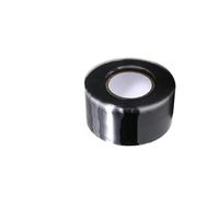 SYLALE Nastro in silicone autoagglomerante 25 mm x 1,5 m, alta temperatura da -40 °C a 260 °C, impermeabile for riparazione di tubi flessibili auto(Black)