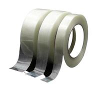 SYLALE Rotolo di nastro in fibra di vetro da 50 m - Reggiatura industriale ad alta resistenza con adesivo monolaterale for applicazioni di imballaggio, sigillatura e fissaggio(10mm)