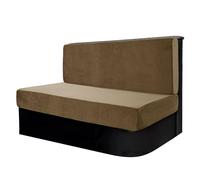 SYLC 2 Pezzi Copricuscini Per Tavolo Da Pranzo for Camper Velluto, Fodere Per Cuscini Per Dinette Per RV Auto Panchina Coprisedia for Divano (Sand,Set of 1)