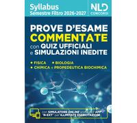 Syllabus semestre filtro 2026. Prove d'esame commentate con quiz