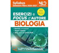 Syllabus semestre filtro medicina esercizi e focus d'autore di biologia 2026. Nuova ediz. Con software di simulazione