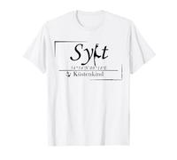Sylt - Coordinaten, Urlaub, Souvenir Maglietta