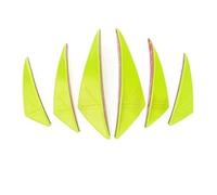 SYLTER Alette Carenatura Universale del Motociclo Paraurti Anteriore Labbro Diffusore Splitter Pinne Corpo Spoiler Canard Mento Tuning Auto Canard 6 Pz Spoiler Moto(Color:Giallo)