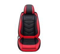 SYLTER Copri Sedili Auto Coprisedili Copertura Sede Dell'automobile Pelle Per Captur Per Logan Per Kadjar Per Trafic Per Scenic Bracciolo Per Megane Protezioni Cuscino Del Sedile Auto(Nero rosso)