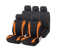 SYLTER Copri Sedili Auto Coprisedili Set Di Protezioni Per Coprisedili Auto Anteriori/posteriori, Compatibili Con Gli Airbag Per Le Dei Sedili Per Per Vauxhall Per Corsa(Arancia)