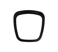 SYLTER Finiture Interne Volante Centro Distintivo Decorazione Copertura per Audi per A3 8P A4 B7 A5 A6 C6 A8 Q3 Q5 Q7 Sline Logo Trim Anello Adesivi Adesivo Auto Trim(Nero)