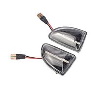 SYLTER Led Indicatori Direzione LED Dynamic Car Blinker Side Mirror Marker Indicatori Di Direzione Lampada Accessori Per BENZ Per Smart Fortwo 451 MK1 MKII(Dynamic Crystal)
