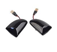SYLTER Led Indicatori Direzione LED Dynamic Car Blinker Side Mirror Marker Indicatori Di Direzione Lampada Accessori Per BENZ Per Smart Fortwo 451 MK1 MKII(Dynamic Black)