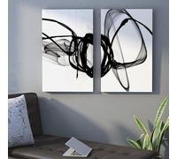 SYLUOQP 2 Pezzi di Quadri Moderni, Decorazione murale Decorativa per Soggiorno, Quadri da Parete Moderni Astratti, Quadri Decorativi per Stanza, Camera da Letto, Senza Cornice,40x60cm