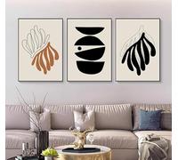 SYLUOQP 3 Pezzi di Decorazione Pittura da Soggiorno, Camera da Letto, Quadri da Parete Moderni Astratti, Quadri Decorativi per Soggiorno, Camera da Letto, Senza Cornice,B,20x30cm