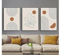 SYLUOQP 3 Pezzi di Decorazione Pittura da Soggiorno, Camera da Letto, Quadri da Parete Moderni Astratti, Quadri Decorativi per Soggiorno, Camera da Letto, Senza Cornice,A,20x30cm