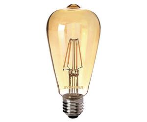 Sylvania 0027177 Toledo St64 Dorata Rt, E27, 4 watts, Dorato, 16 x 6.9 x 6.9 cm