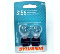 Sylvania Basic 3156 27W Due Lampadine Testa Luce IN Curva Giro Ricambio Azione