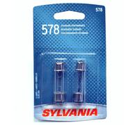 Sylvania Basic 578 10W Due Lampadine Passo Porta Luce Ricambio Azione OE USA