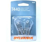 Sylvania Basic 7440 25W Due Lampadine Anteriore Giro Spia Luce Ricambio Spina