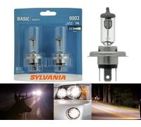 Sylvania Basic 9003 HB2 H4 60/55W Due Lampadine Nebbia Luce Alto Beam Ricambio