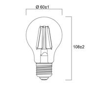 Sylvania E27 LED filamenti 2,3W 2.700K 485 lm Sylvania