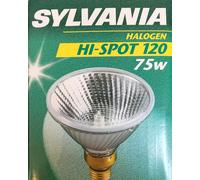 SYLVANIA Lampadina Alogena HI-SPOT 120 E27 230V 75W 30° Flood Warm White Dimmbar