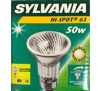 SYLVANIA Lampadina Alogena Hi-Spot ES63 E27 240V 50W 10° Warm White Dimmerabile