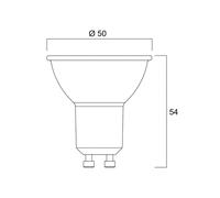 Sylvania lampadina LED a riflettore GU10 5W 4.000K dimmerabile 36° 475 lm Sylvania