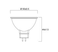 Sylvania lampadina LED a riflettore GU5,3 4,6W 3.000K 36° 450lm Sylvania