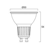 Sylvania Lampadina LED a riflettore PLATINUM RETRO ES50, GU10, 2 W, 4.000 K, 36°, Sylvania