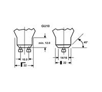 Sylvania Lampadina LED SUPERIA RETRO, ES50 GU10 6 W 930 575 lm dimmerabile Sylvania