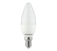 SYLVANIA Lampadine LED E14 Candela 5W 470 lm Luce calda 2700K Non dimmerabile Confezione da 4
