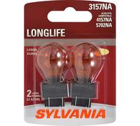 Sylvania LongLife 3157NA 4157NA 28.5W Due Bulbfront Giro Luci Parco Ricambio Per