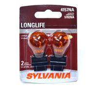 Sylvania Lunga Durata 4157NA 5702NA 28.5W Due Lampadine Anteriore Svolta Upgrade