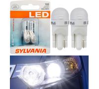 Sylvania Luce LED 168 T10 Bianco Due Lampadine Interno Passo Porta Ricambio