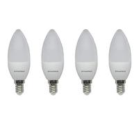 Sylvania più di Pack: 4 ST - Lampada LED candela 5 W 470lm 827 = 2700 K, Pistone Bianco, E14