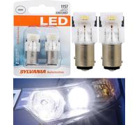 Sylvania Premium Luce LED 1157 Bianco 6000K Due Lampadine Anteriore Svolta Per
