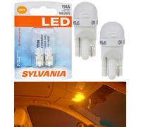 Sylvania Premium Luce LED 194 Ambra Arancione Due Lampadine Interni Tronco Cargo