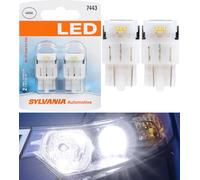 Sylvania Premium Luce LED 7443 Bianco 6000K Due Lampadine Retro Giro Segnale Per