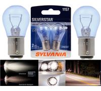 Sylvania Silverstar 1157 26.9/8.3W Due Lampadine Luce Freno Anteriore Plug Play