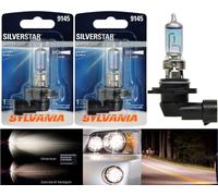 Sylvania SilverStar H10 9145 45W Due Lampadine Nebbia Luce Ricambio Azione Spina