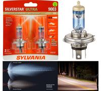 Sylvania SilverStar Ultra 9003 HB2 H4 60/55W Due Lampadine Head Luce Alto Basso